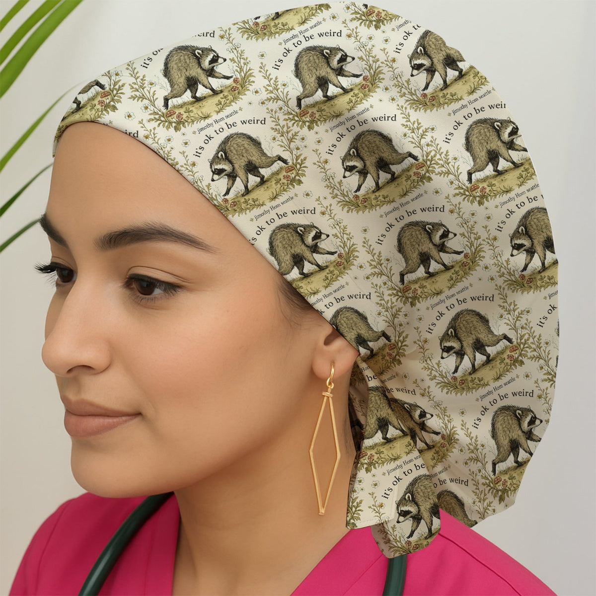 It's OK To Be Weird With Jimothy Scrub Cap