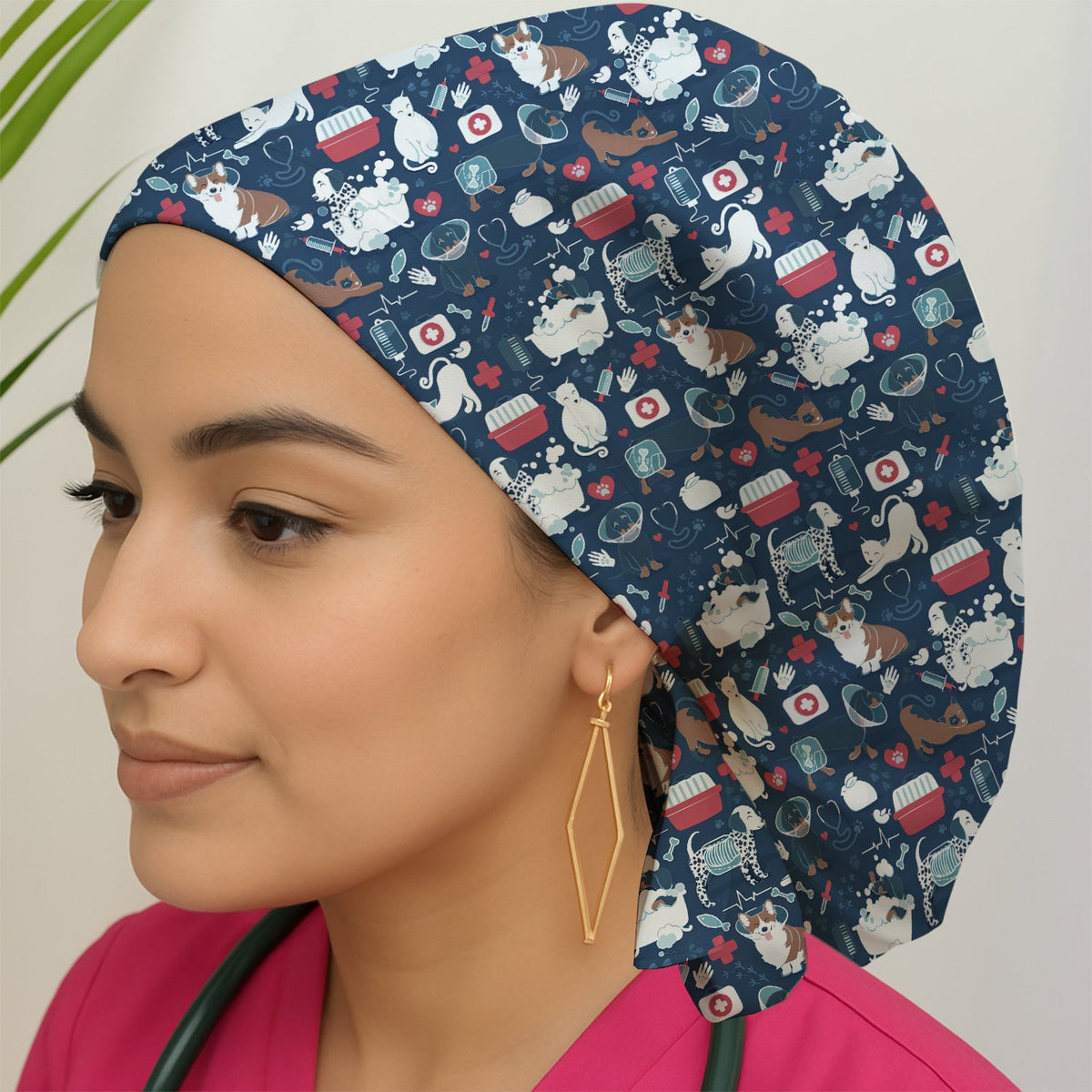Dogs Veterinary Tools Scrub Cap