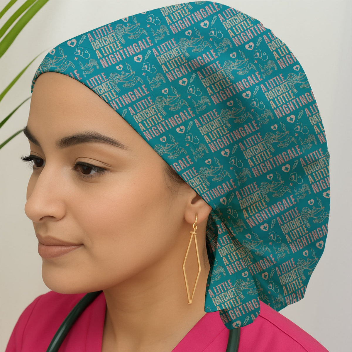 A Little Ratchet A Little Nightingale Scrub Cap
