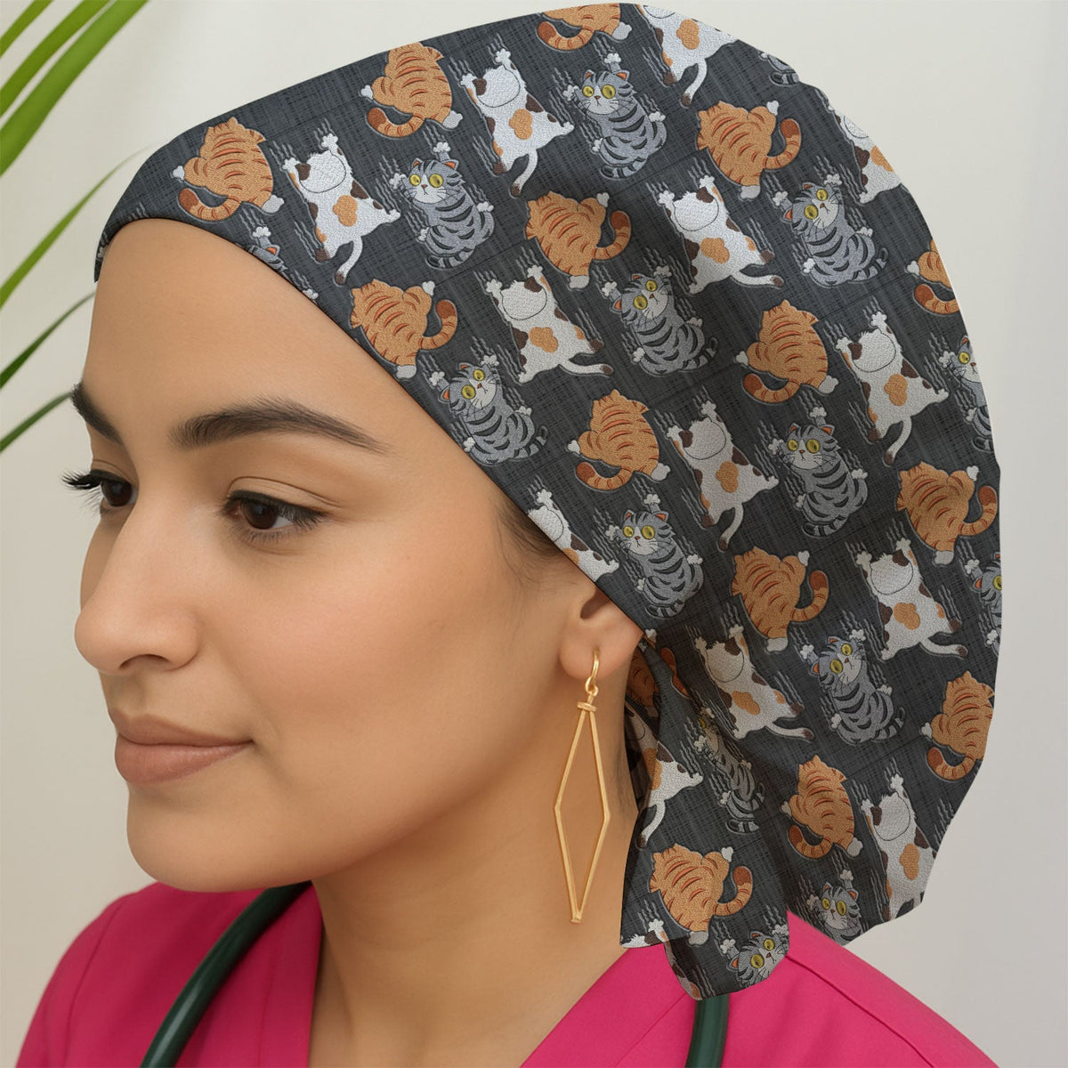 Cats Scrub Cap