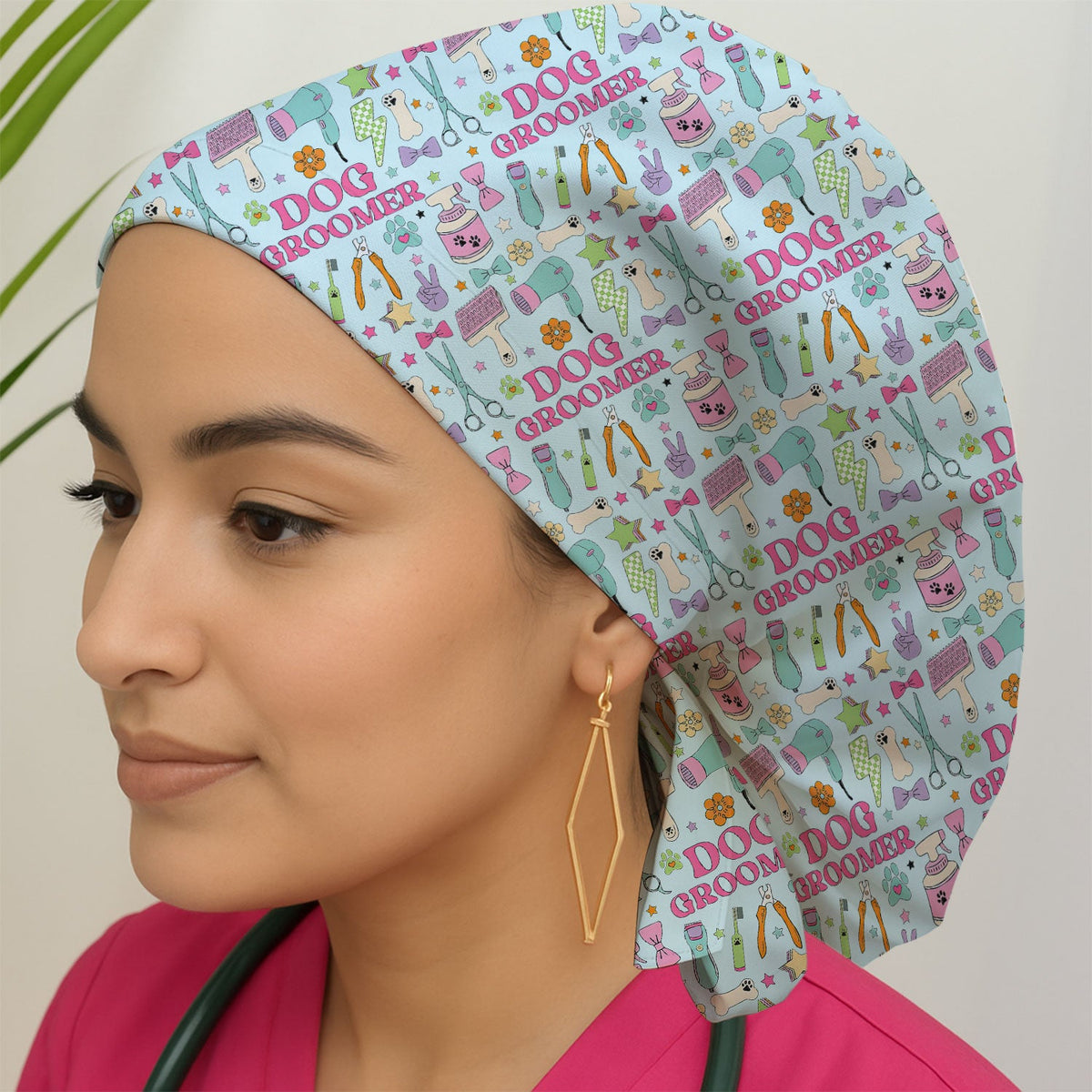 Dog Groomer Tools Scrub Cap