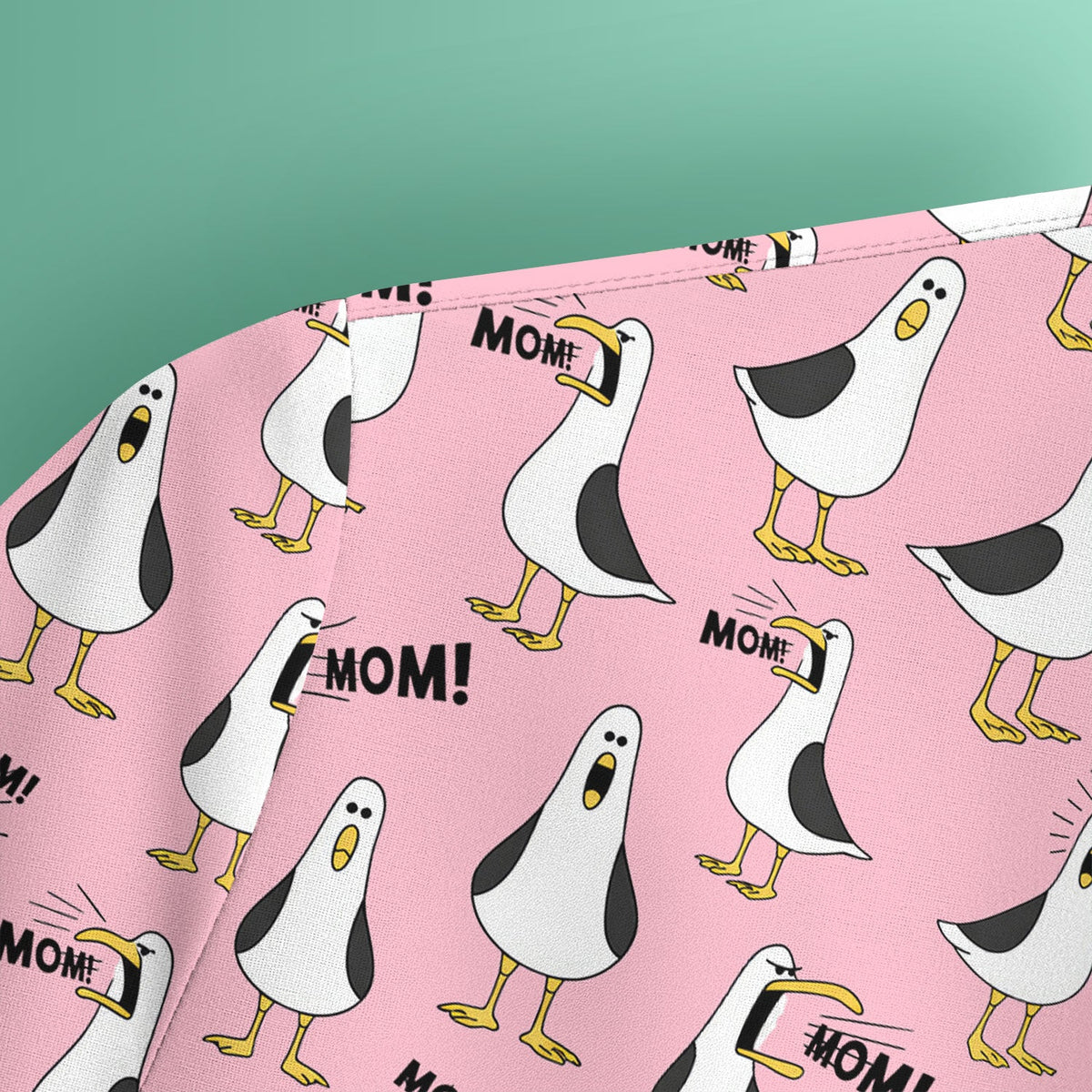 Seagull Mom Nurse Scrub Top