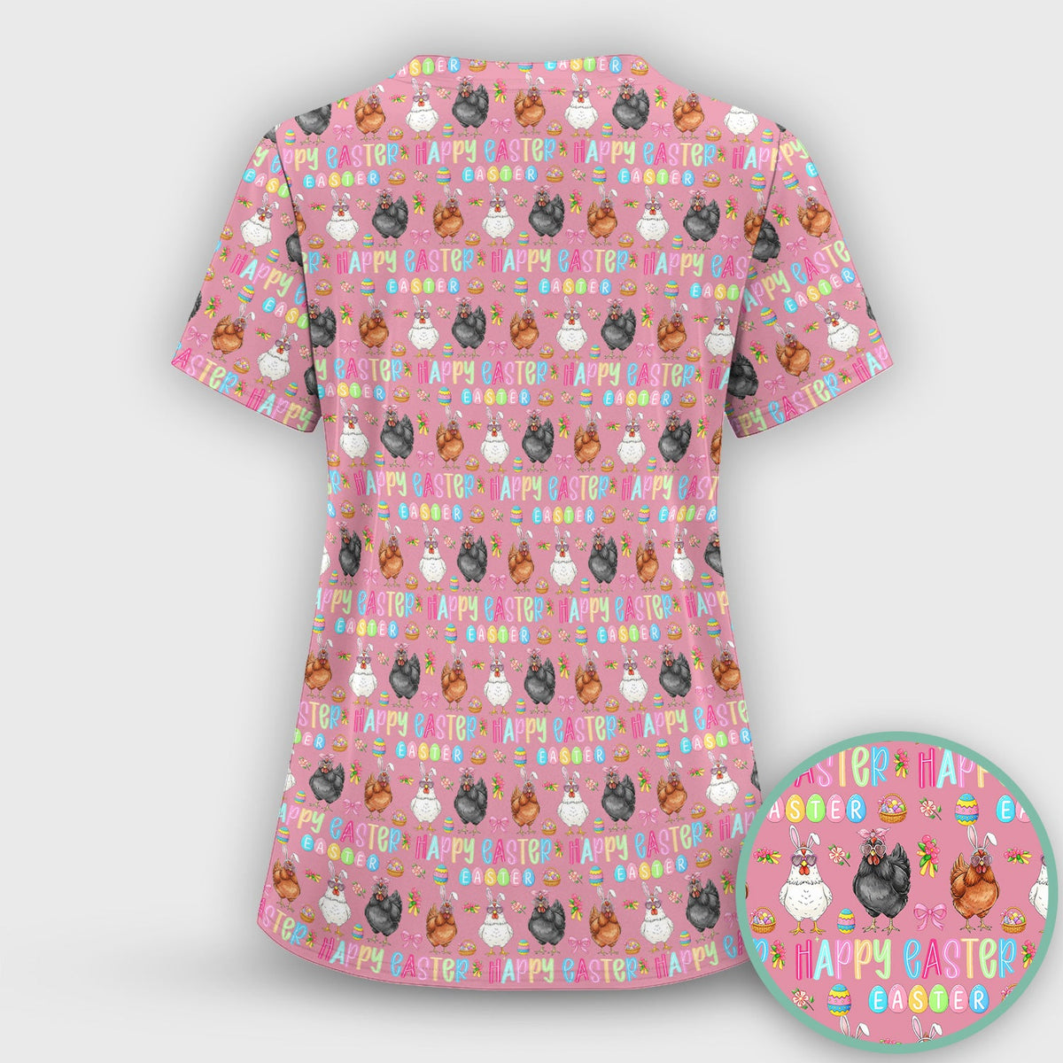 Bunny Eggs Nurse Scrub Sets - Easter Gift