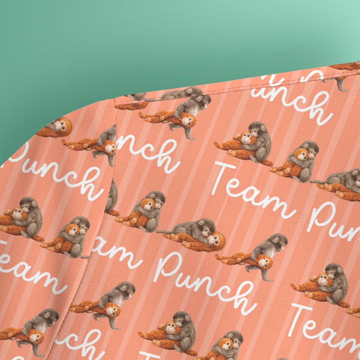 Monkey Team Punch Nurse Scrub Top