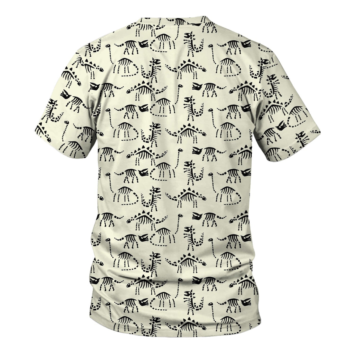 Dinosaur Skeleton Fossil Nurse Scrub Top
