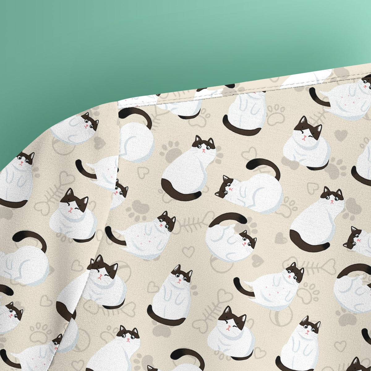 Cat Nurse Scrub Top