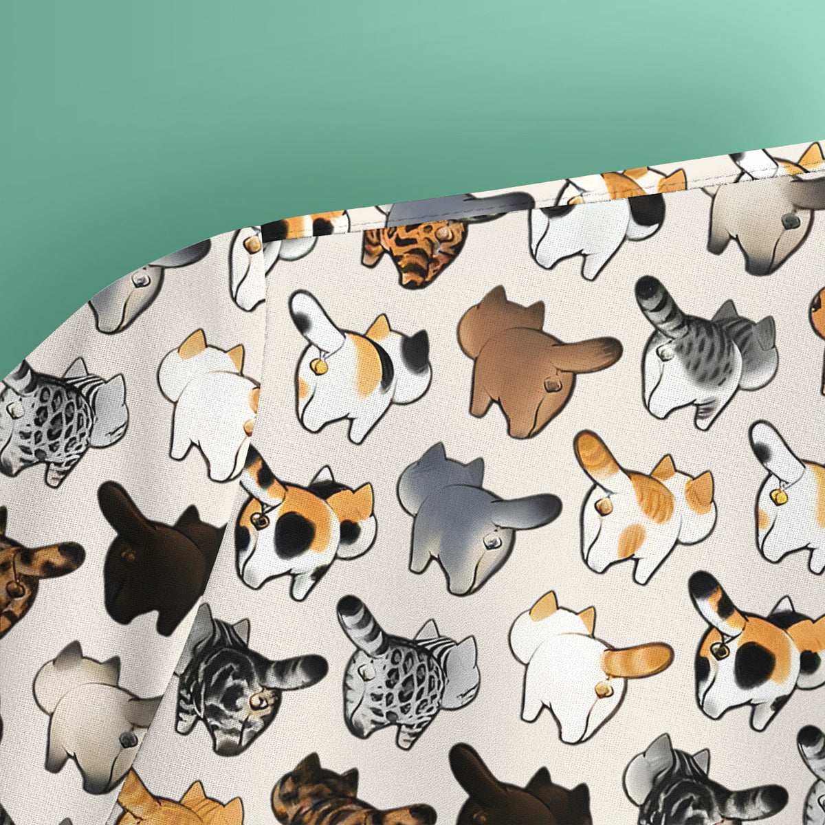 Cat Butt Nurse Scrub Top