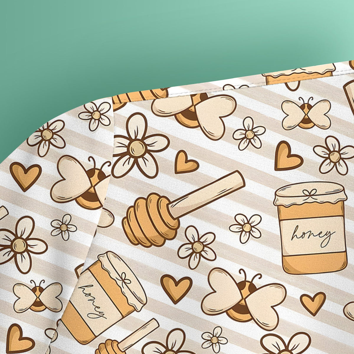 Honey Jar Daisy Nurse Scrub Top
