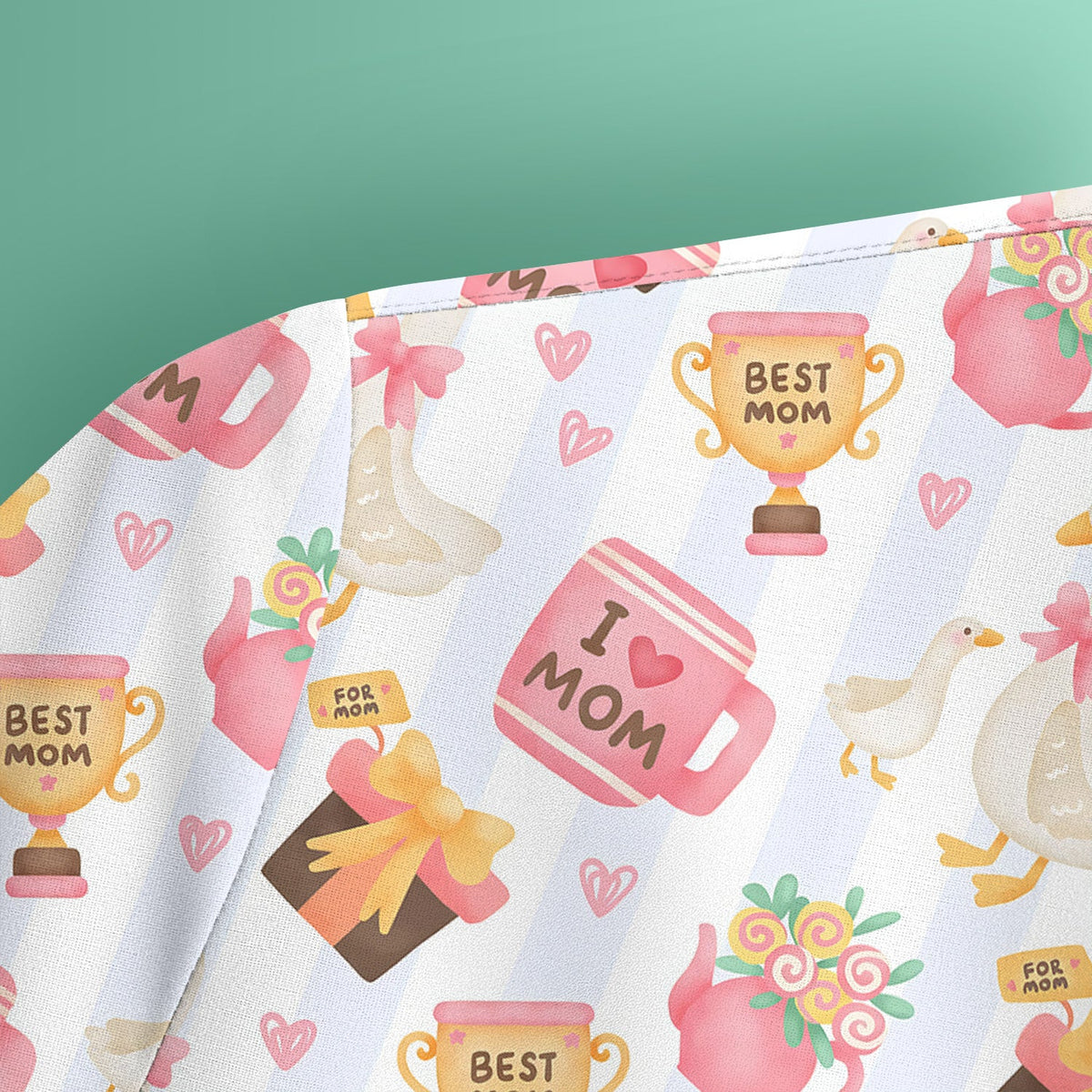 Sweet Nurse Mom Goose Trophy Scrub Top
