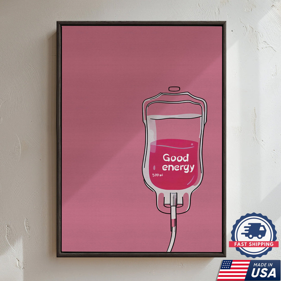 Good Energy IV Bag Nurse Canvas