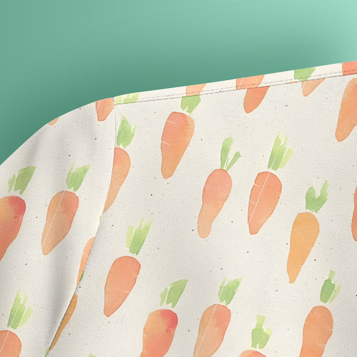 Simple Carrot Nurse Scrub Top