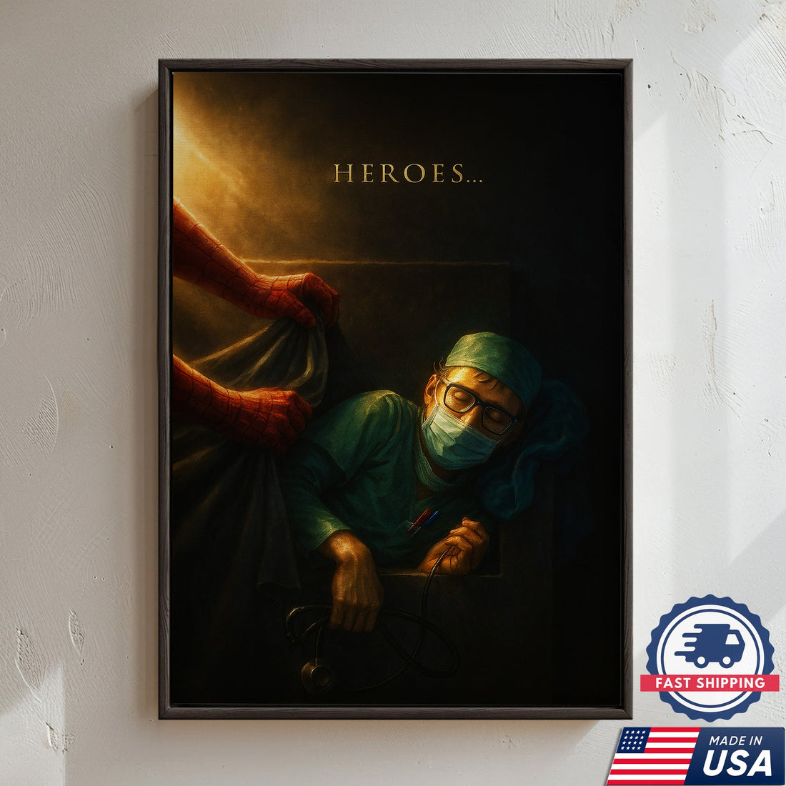 Hero Nurse Canvas