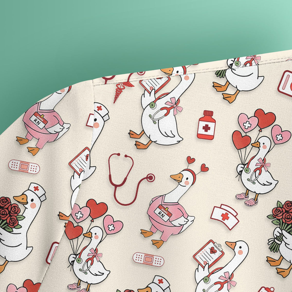 Goose Medical Nurse Scrub Top