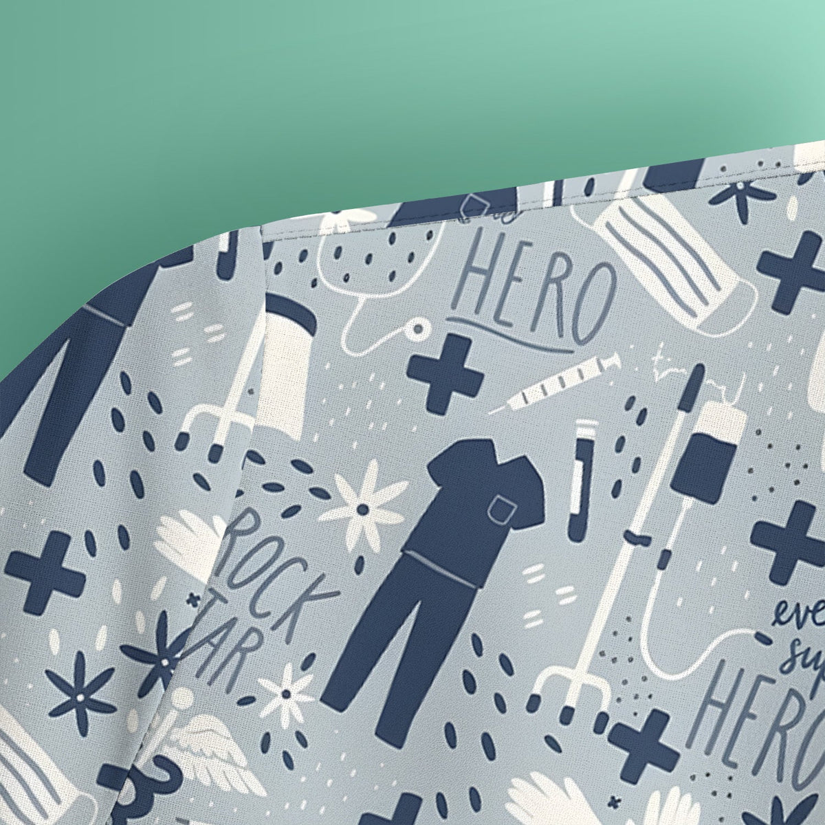 Healthcare Hero Medical Tools Nurse Scrub Top