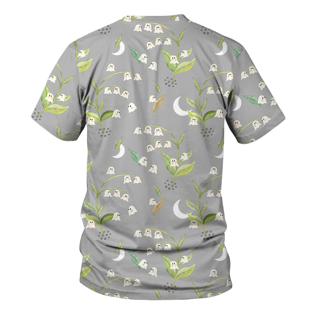 Floral Ghost Lily Nurse Shirt