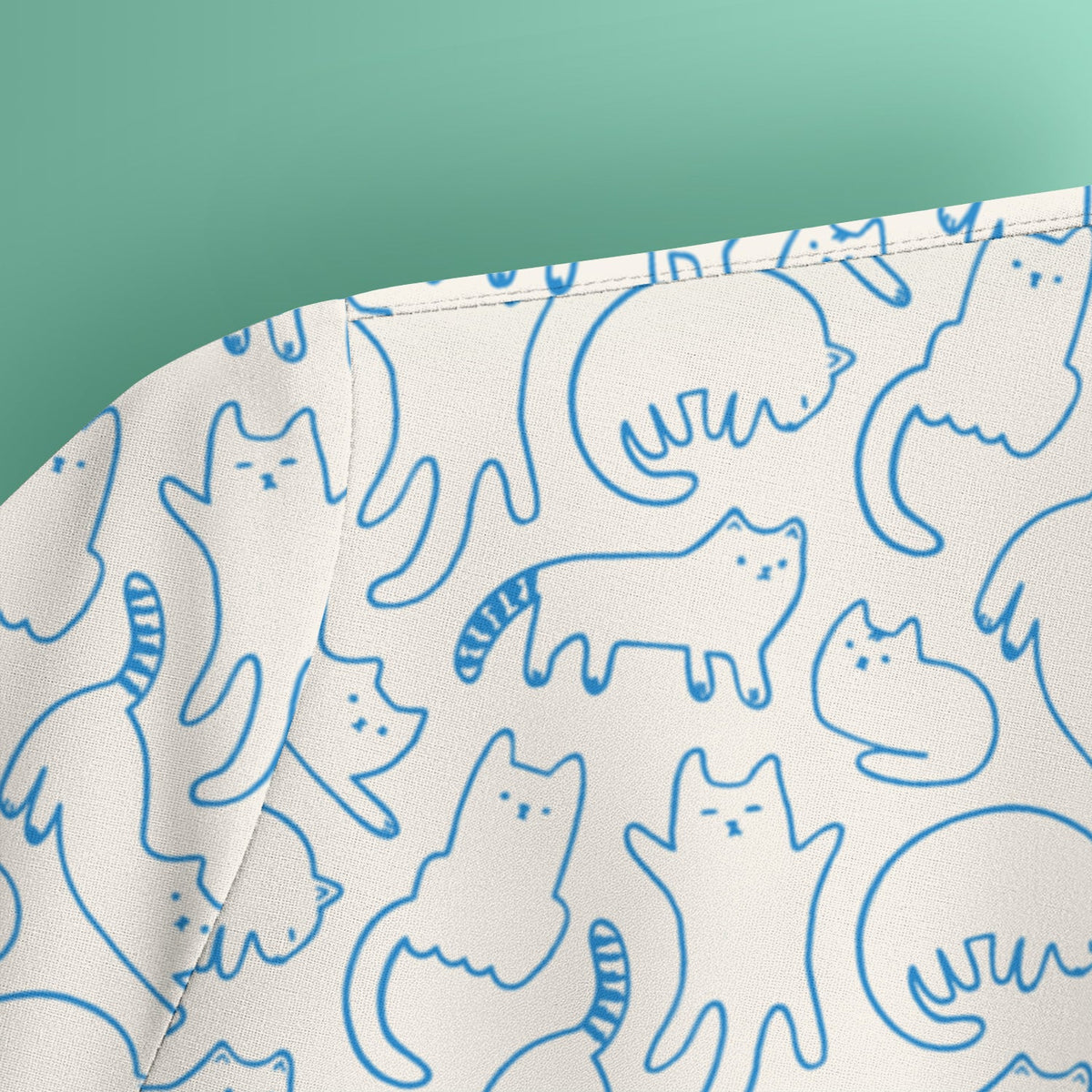 Artistic Cat Nurse Scrub Top