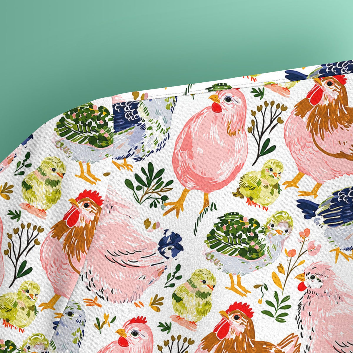 Farm Chicken Hen Chick Nurse Scrub Top