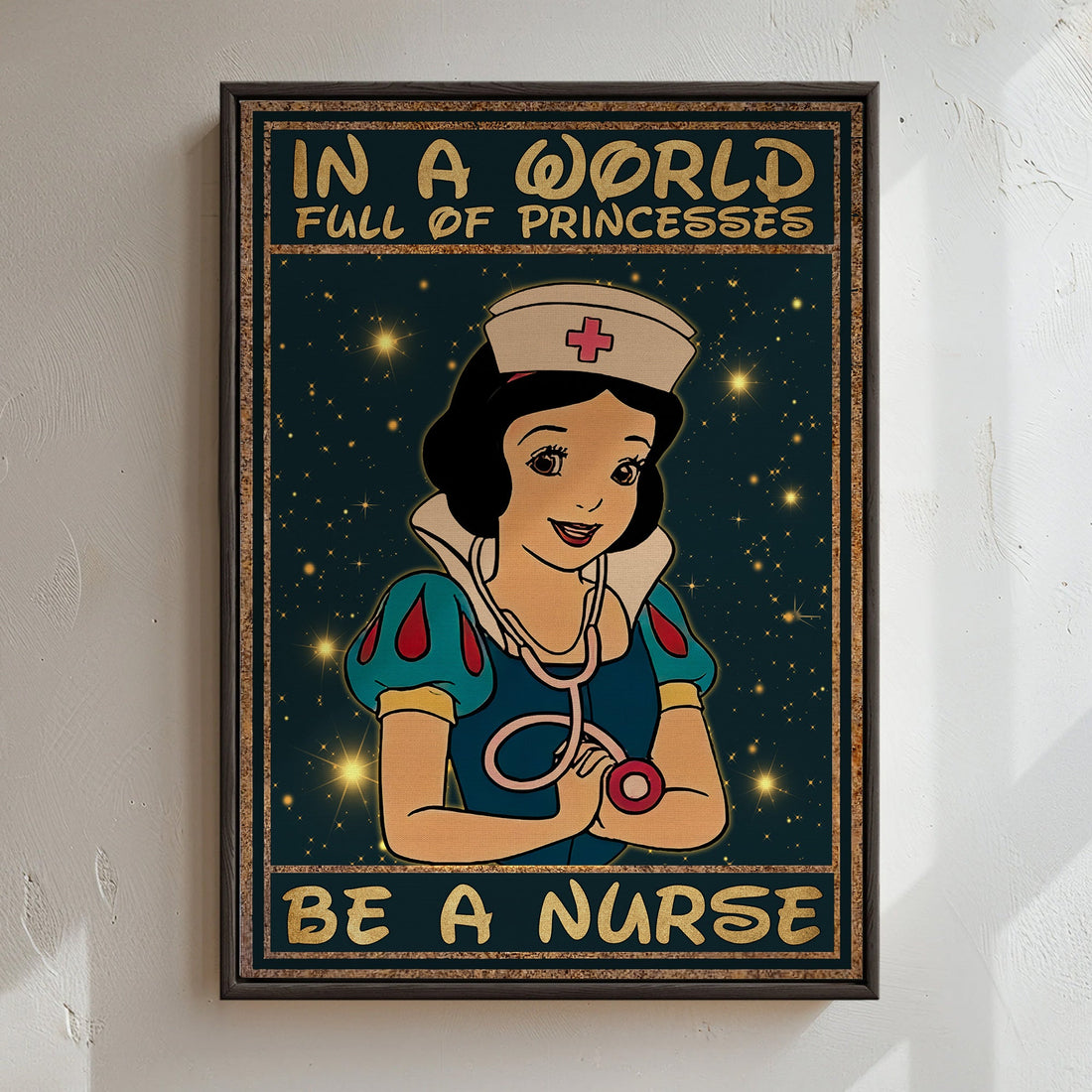 Princess Quote Nurse Canvas