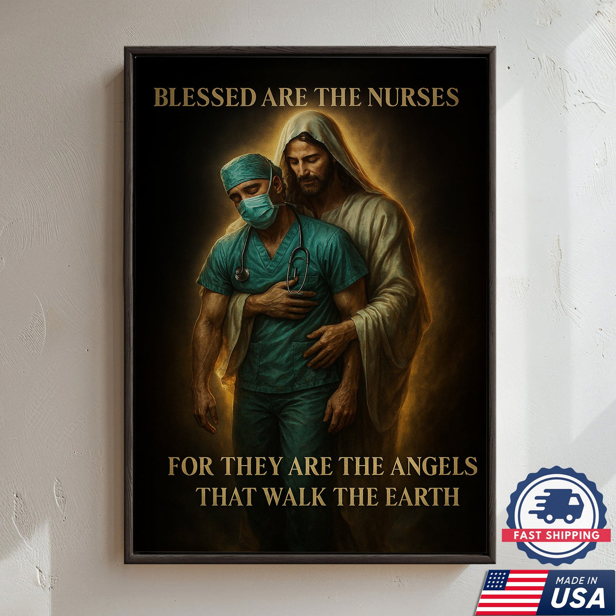 Blessed Are The Nurses Canvas