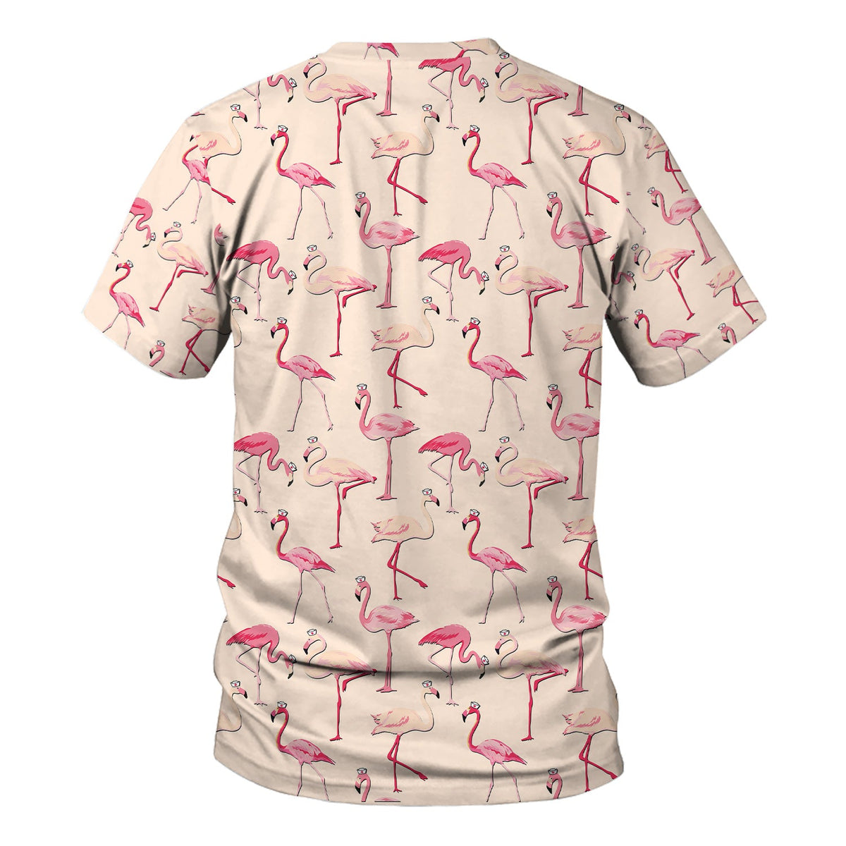 Flamingo Nurse Scrub Top