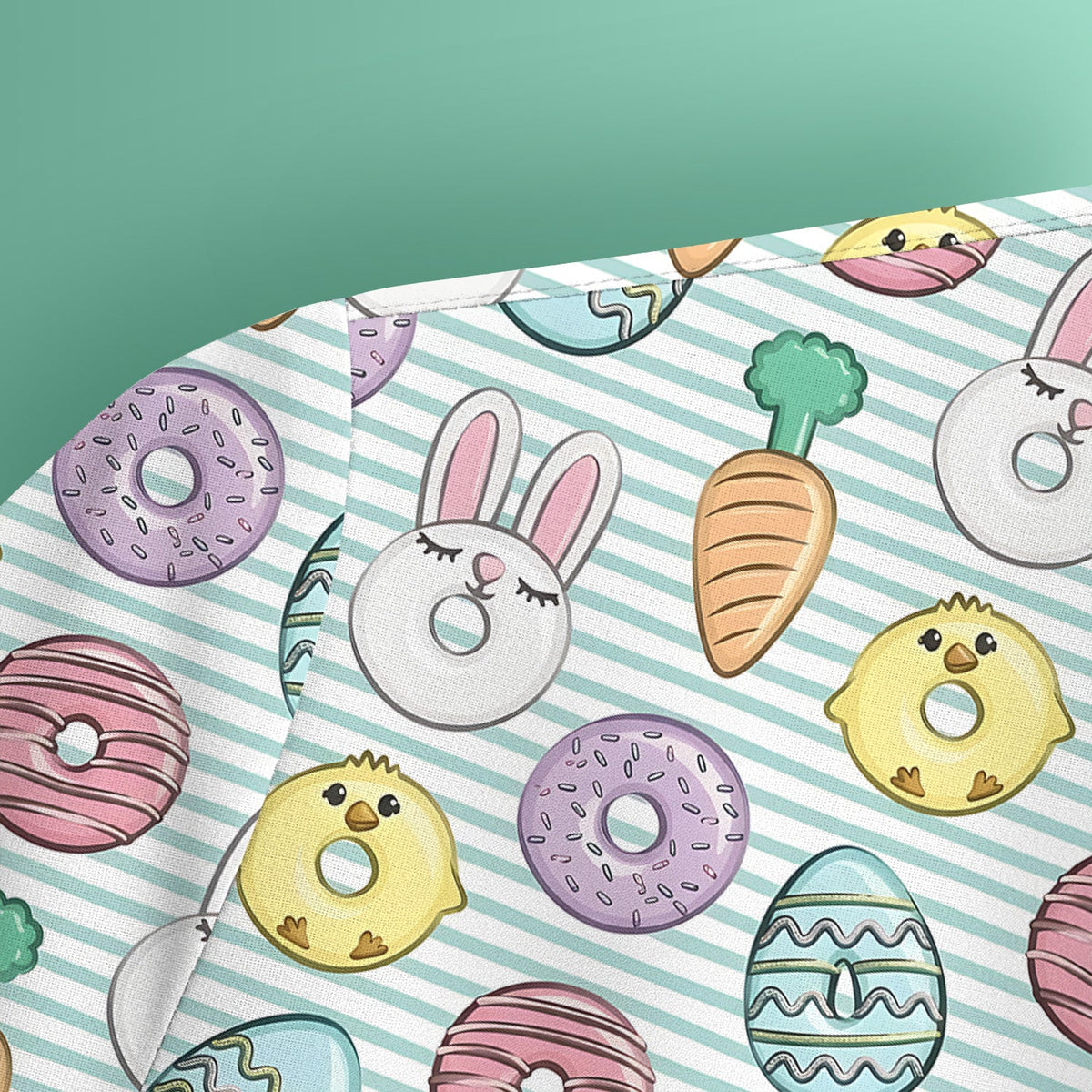 Chick Bunny Nurse Scrub Top - Easter Gift