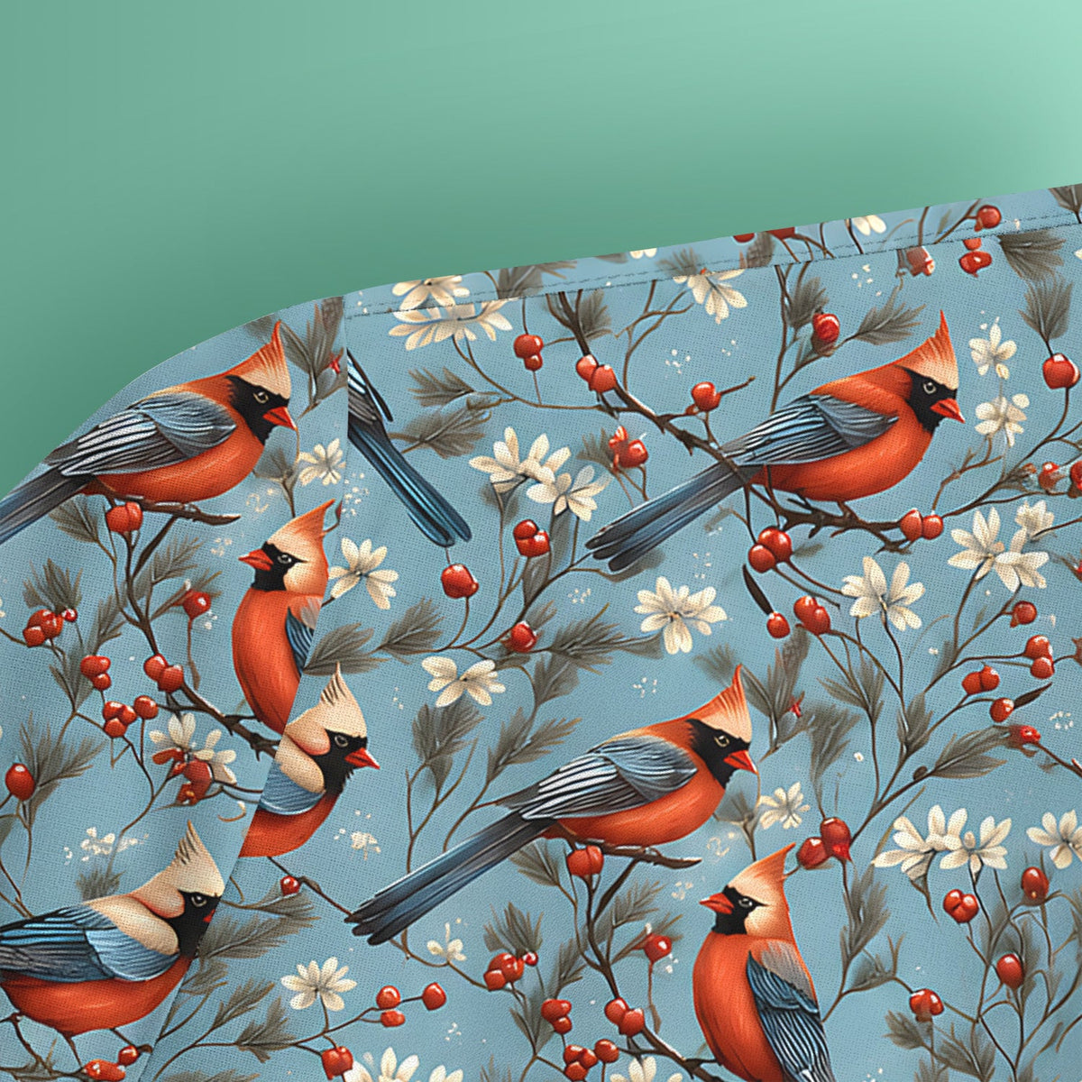 Cardinal Berry Blossom Nurse Scrub Top