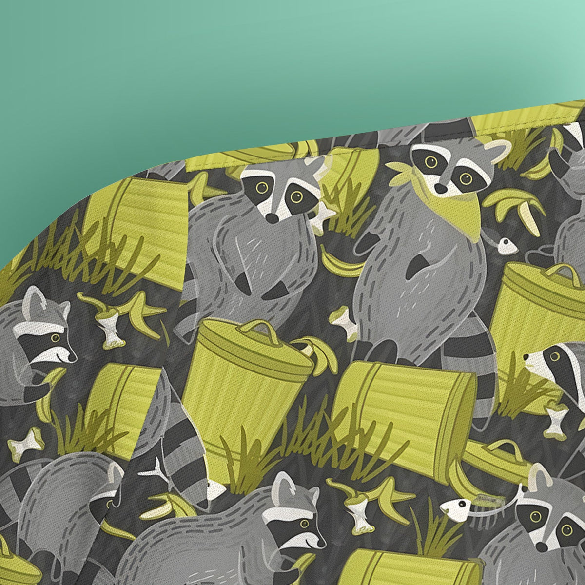 Raccoon Trash Panda Nurse Scrub Top