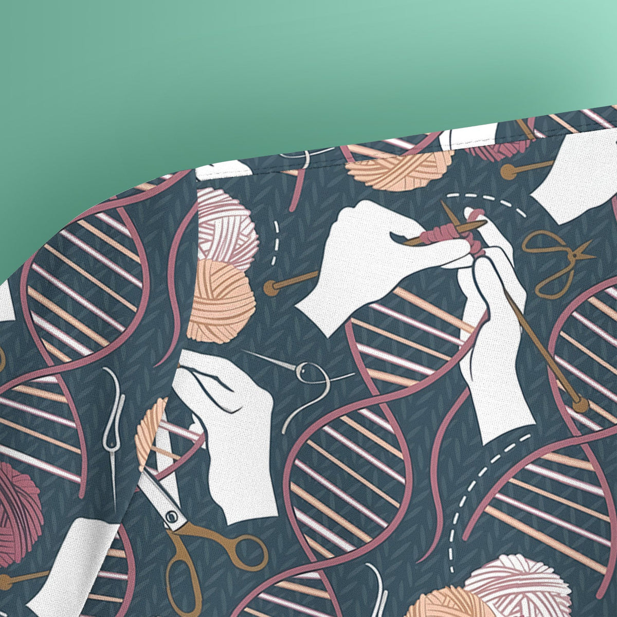 DNA Helix Yarn Nurse Scrub Top