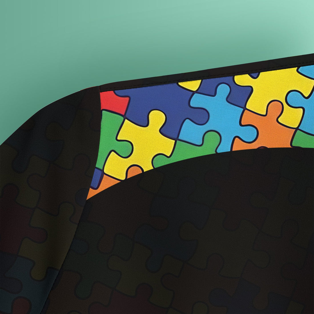 Autism Awareness Puzzle Heart Nurse Scrub Top