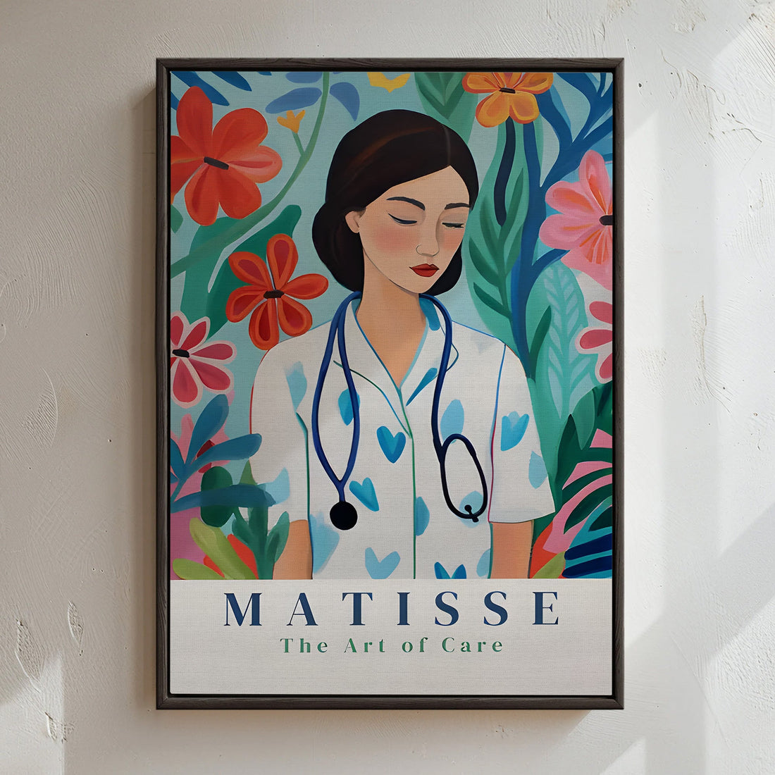 Matisse Inspired The Art Of Care Nurse Canvas