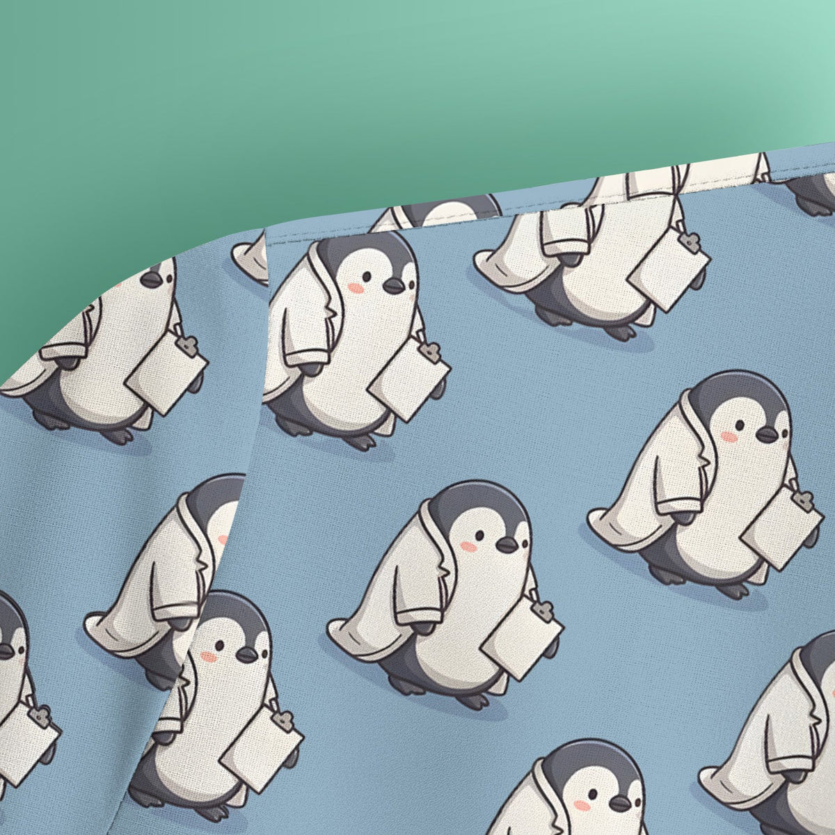 Penguin Medical Nurse Scrub Top
