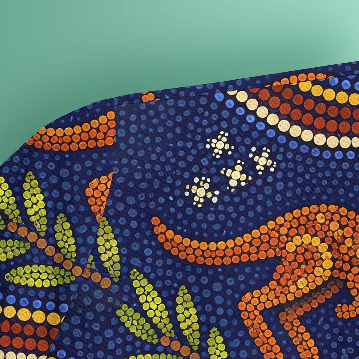 Australian Aboriginal Dot Art Kangaroo Koala Nurse Scrub Top
