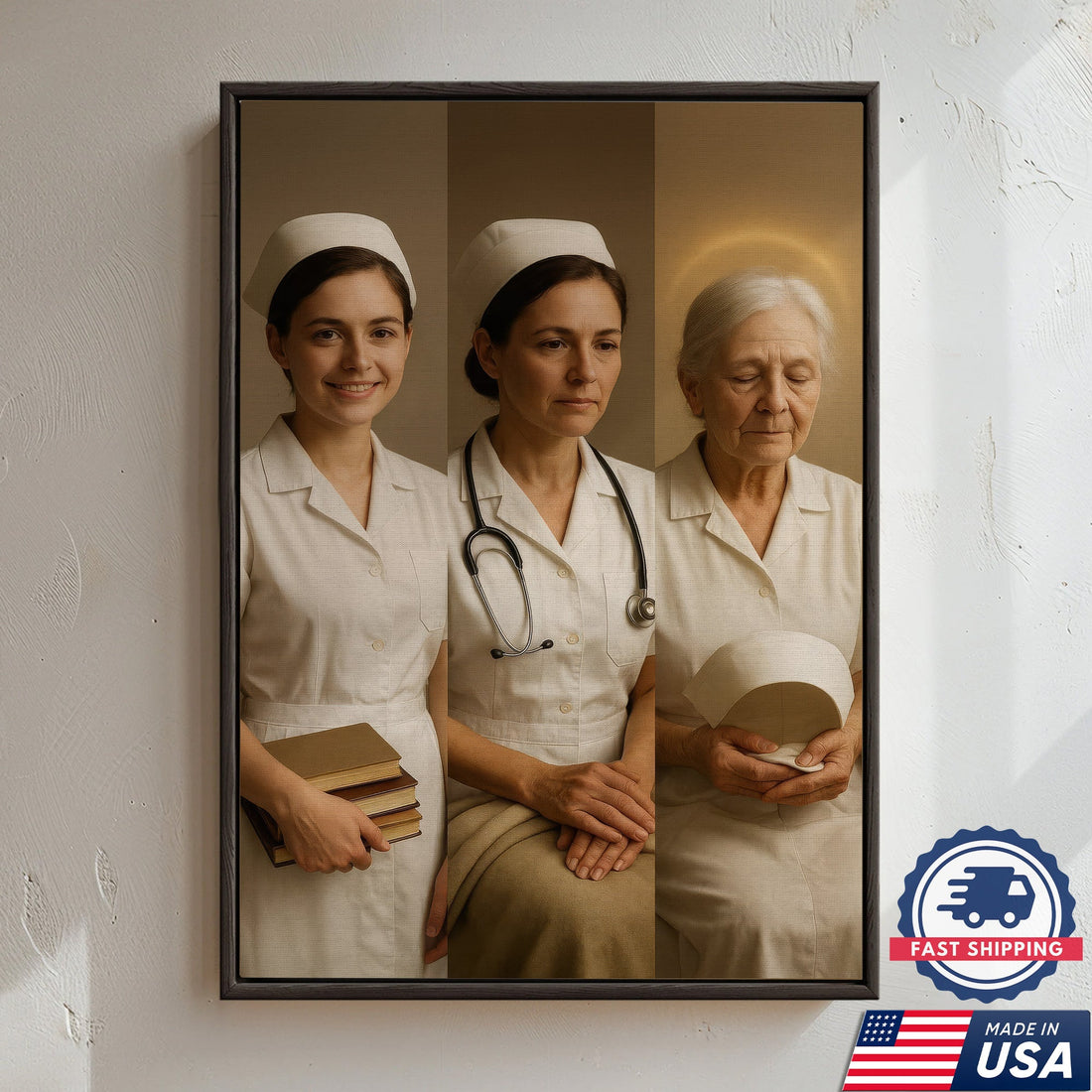 Vintage Nurse's Journey Canvas