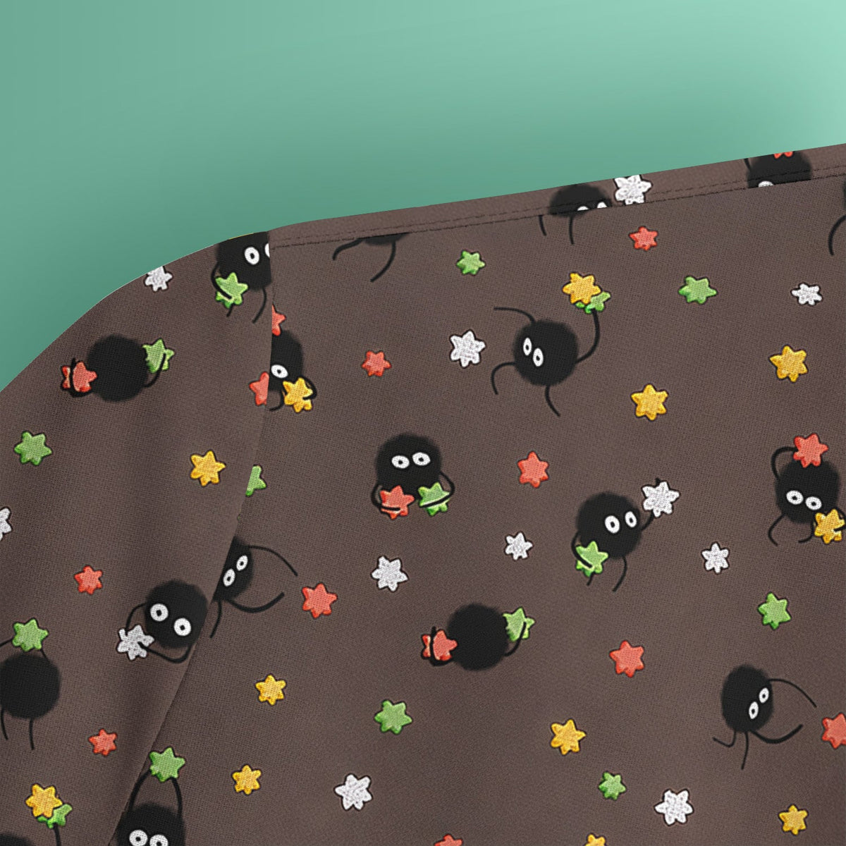 Funny Spider Pattern  Scrub Top, Cartoon Spider Pattern Nursing Uniform For Women