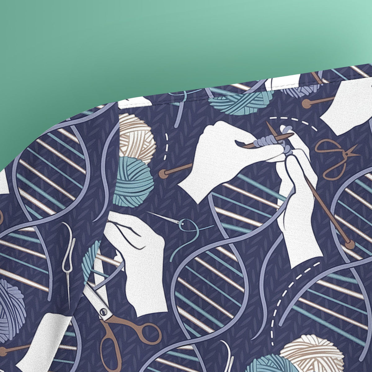 DNA Helix Yarn Nurse Scrub Top