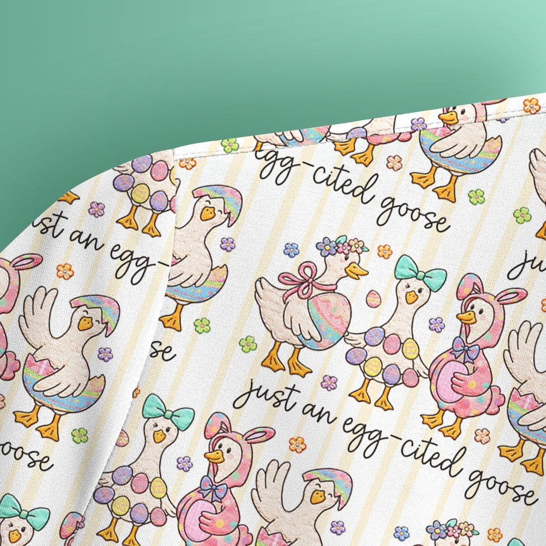 Easter Goose Egg Nurse Scrub Top