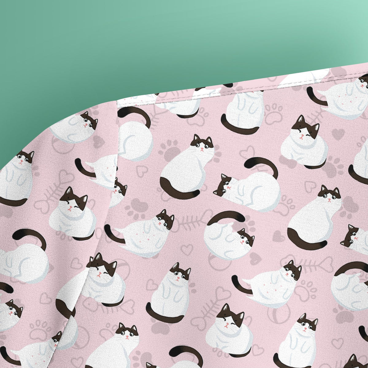 Cat Nurse Scrub Top