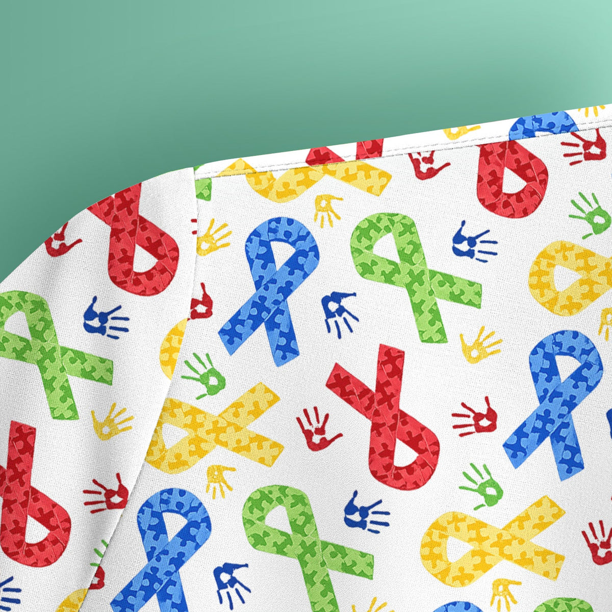 Ribbon Nurse Scrub Top