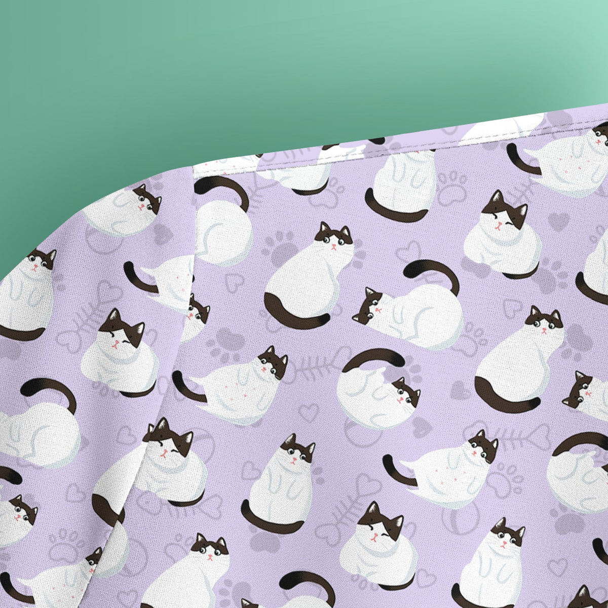 Cat Nurse Scrub Top
