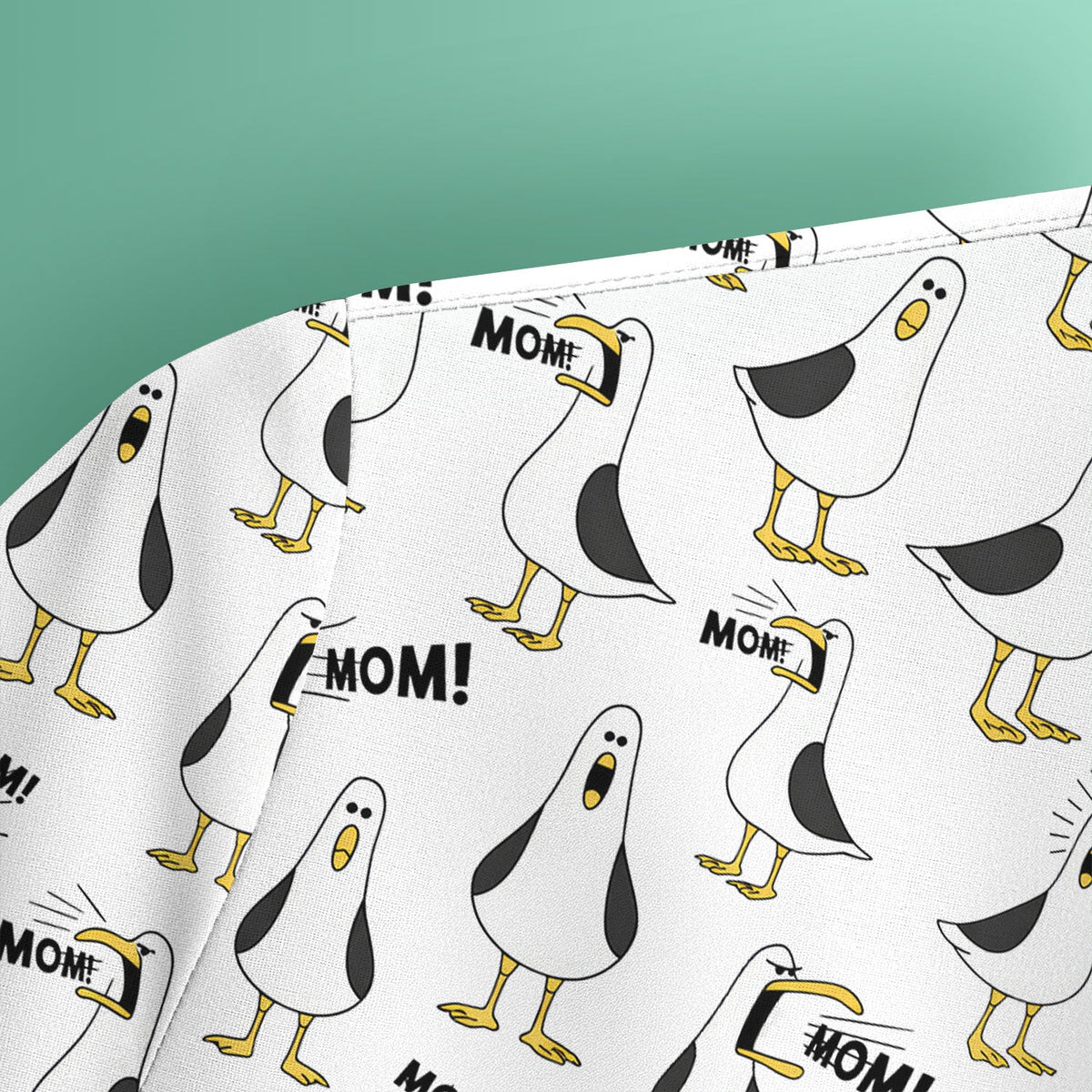 Seagull Mom Nurse Scrub Top