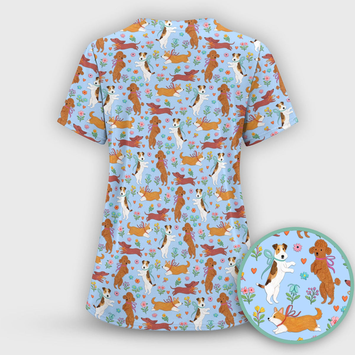 Dog Nurse Scrub Set