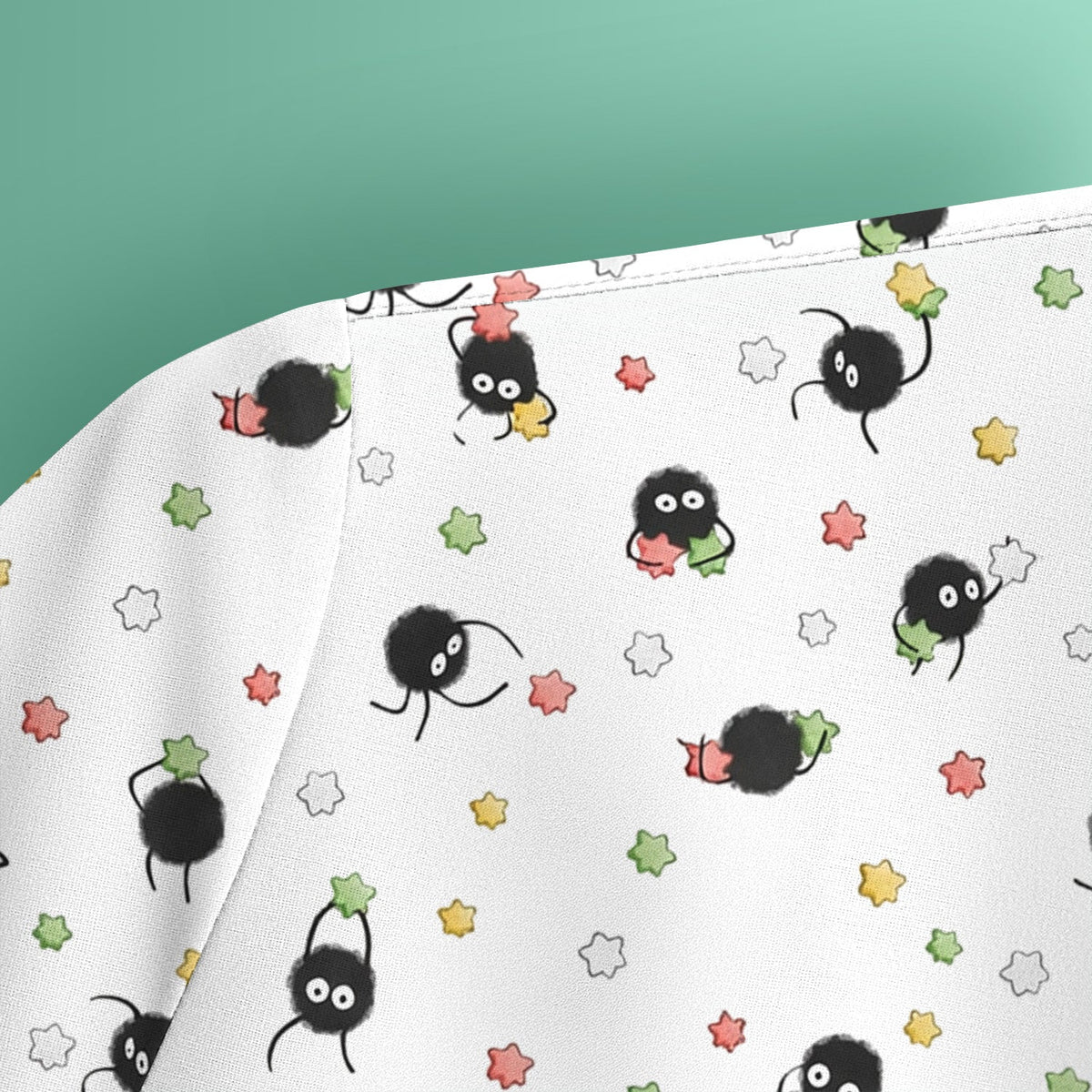 Funny Spider Pattern  Scrub Top, Cartoon Spider Pattern Nursing Uniform For Women