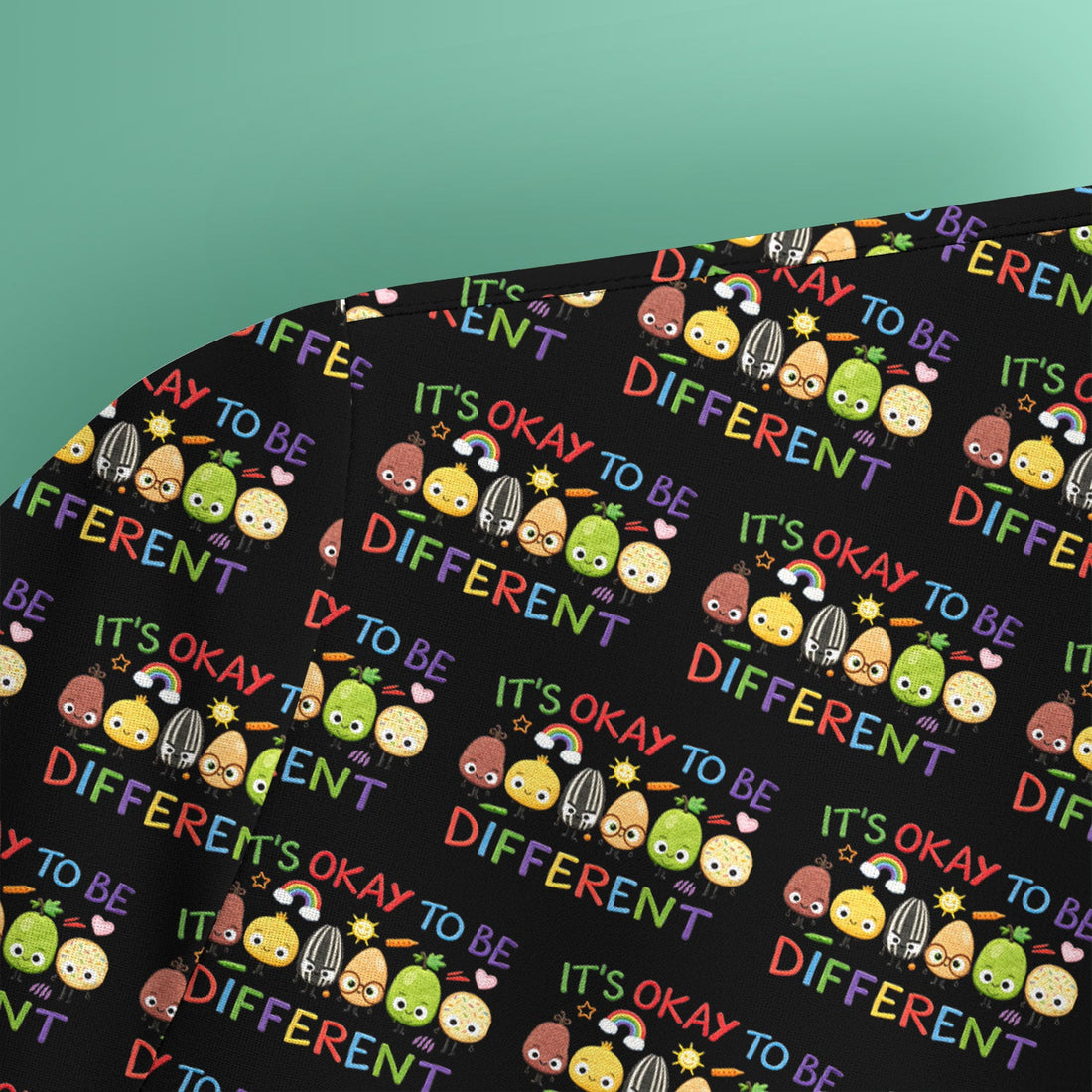Autism Awareness It's OK To Be Different Nurse Scrub Top