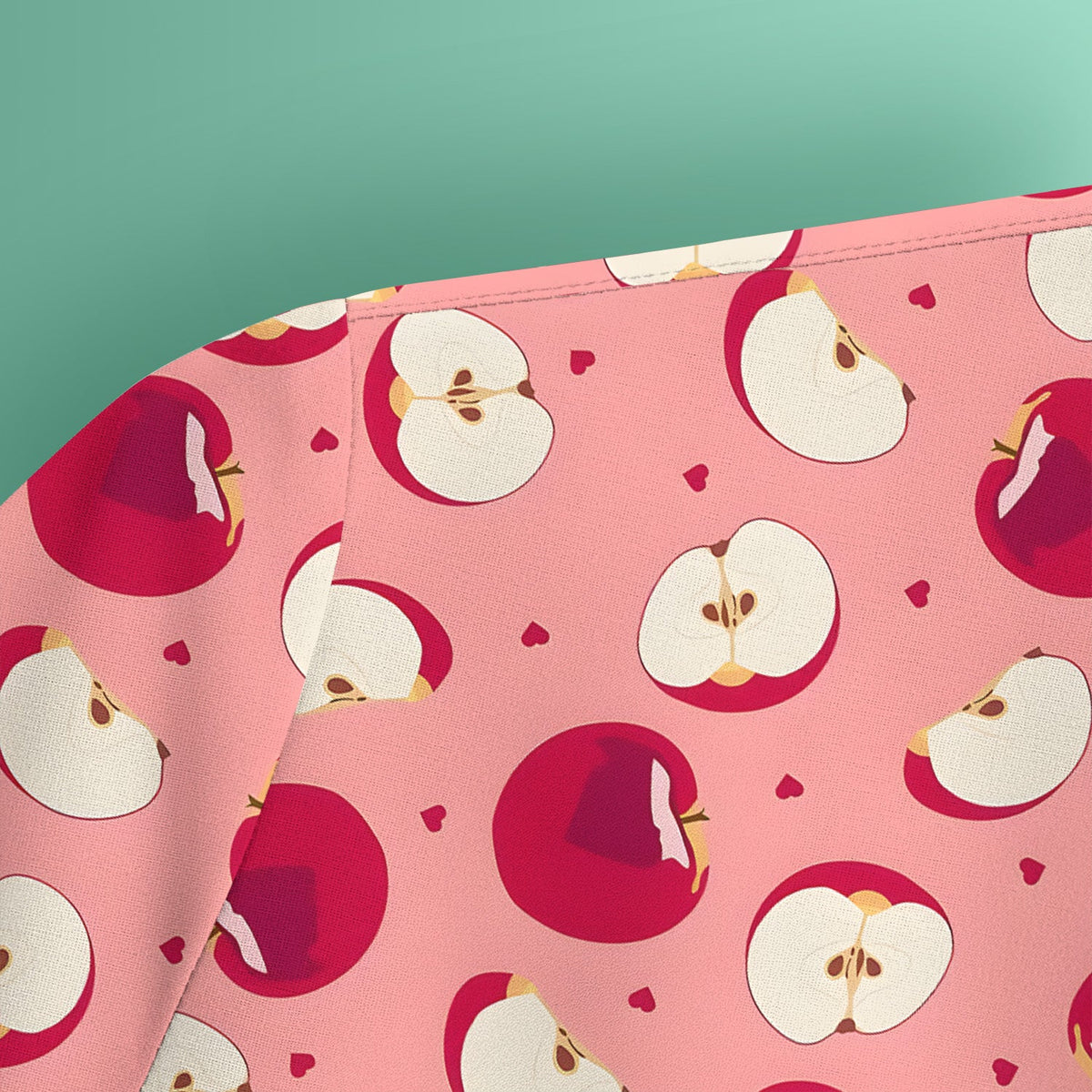 Red Apple Nurse Scrub Top