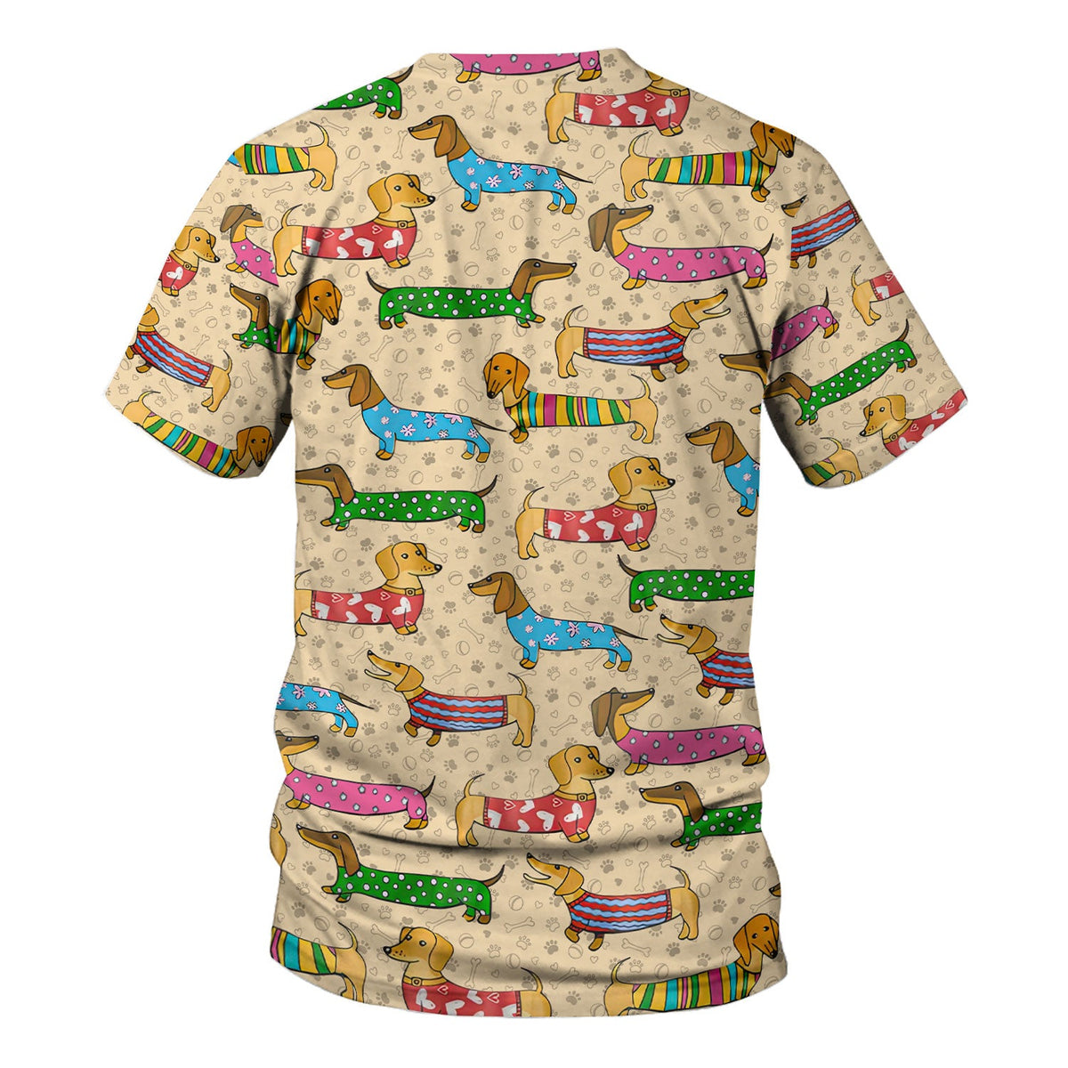 Dachshund Dog Nurse Scrub Top