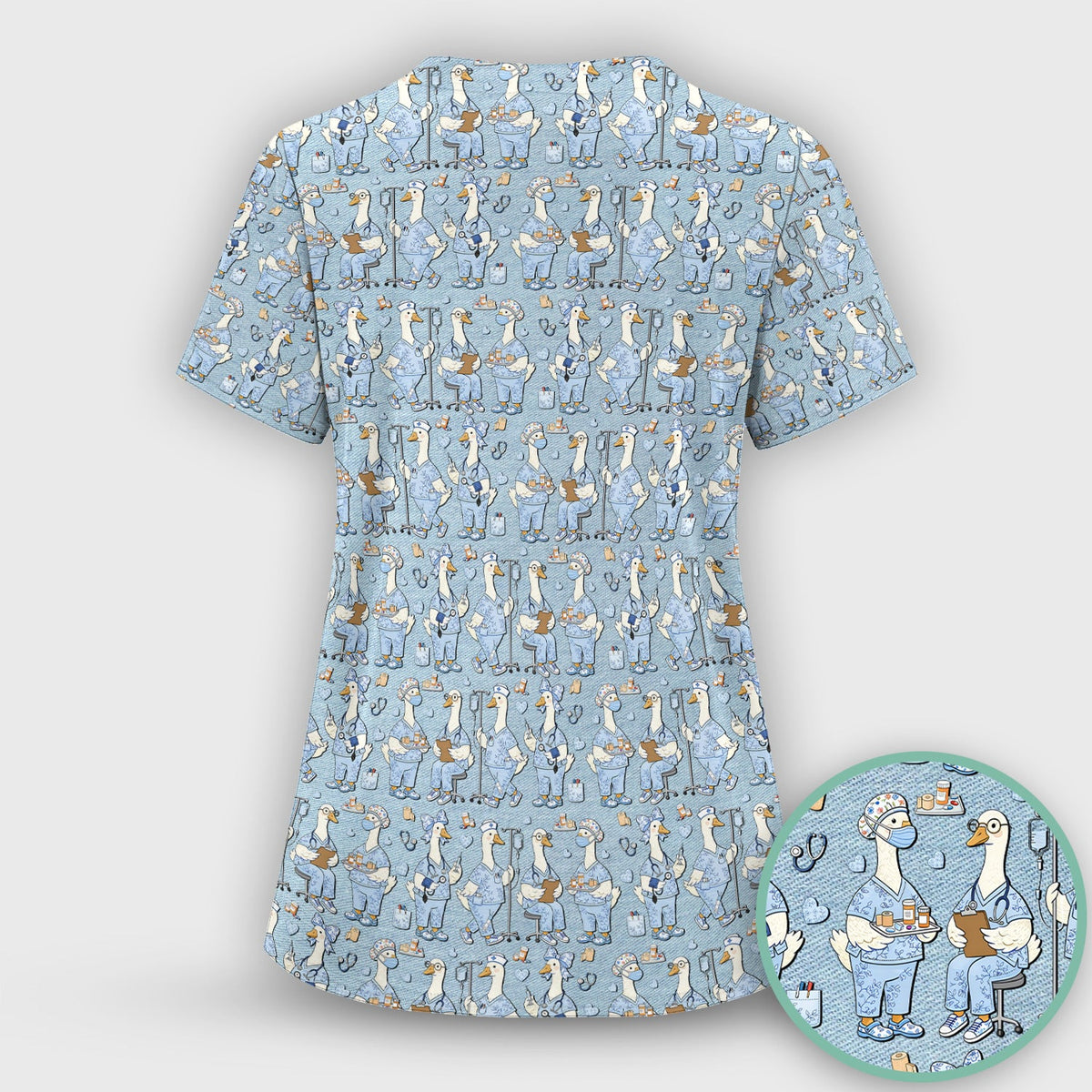 Goose Working Nurse Scrub Set