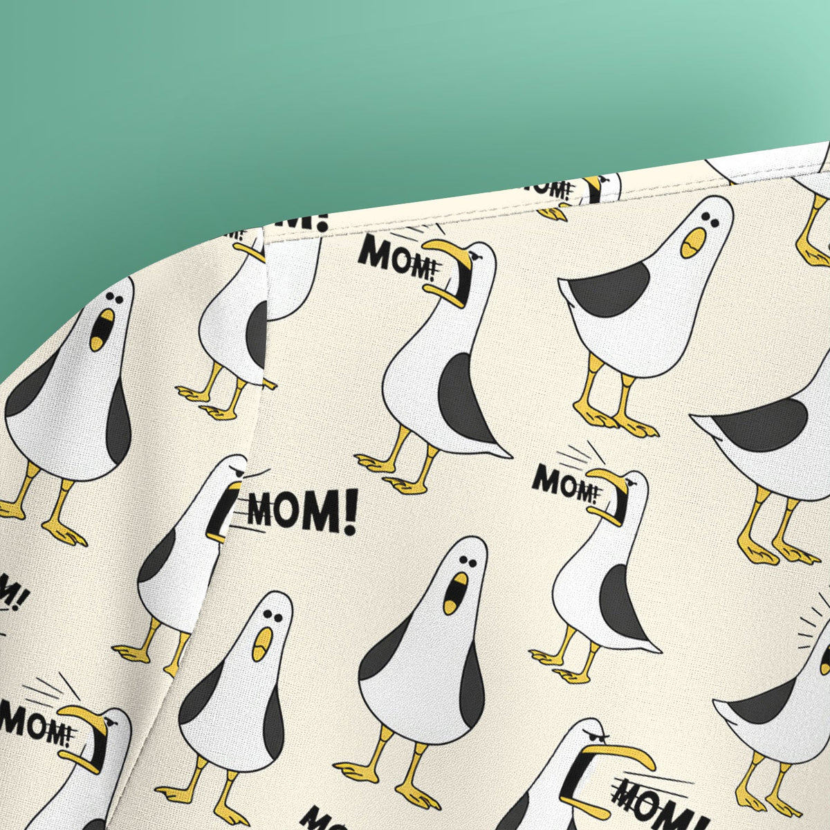 Seagull Mom Nurse Scrub Top