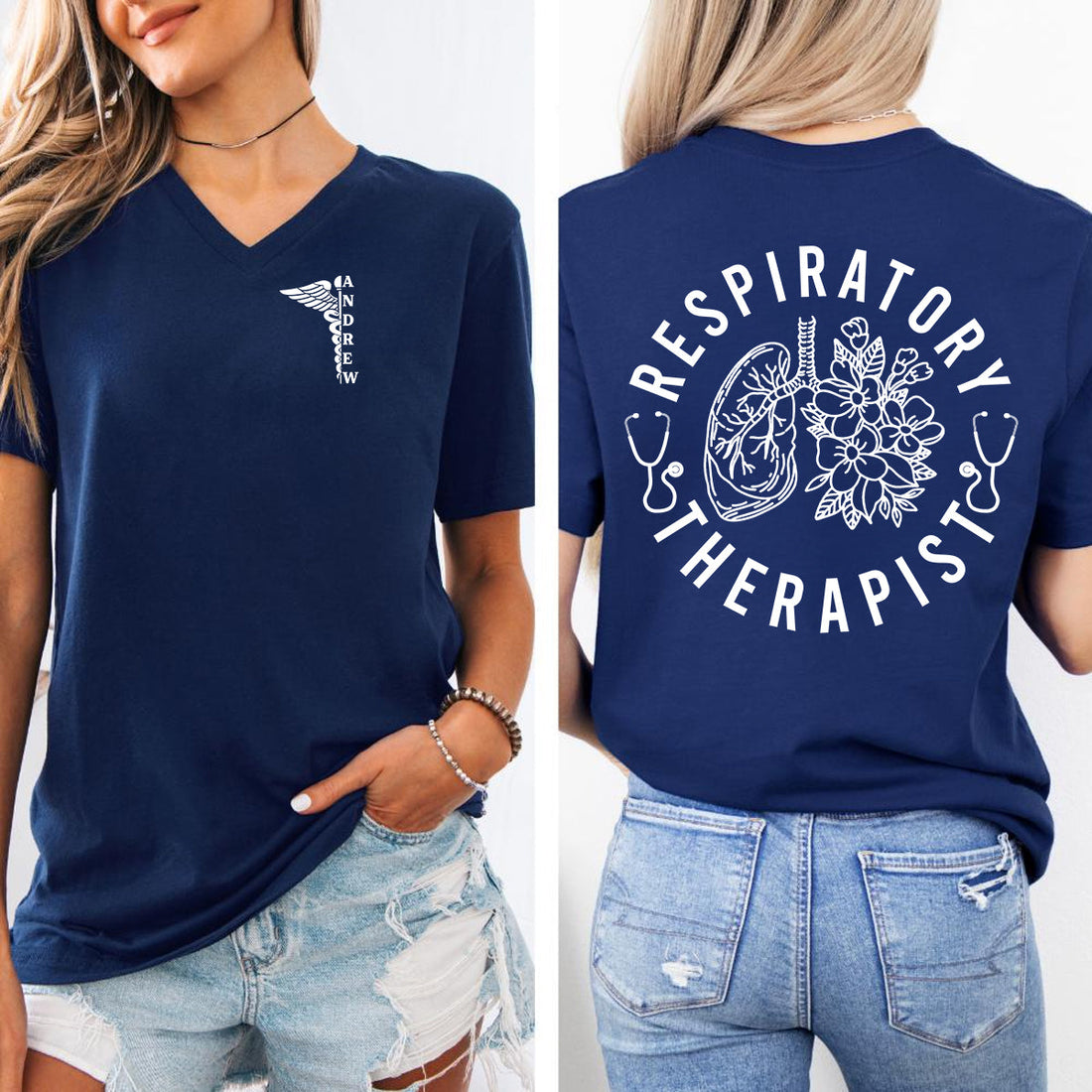 Personalized Respiratory Therapist Nurse Shirt