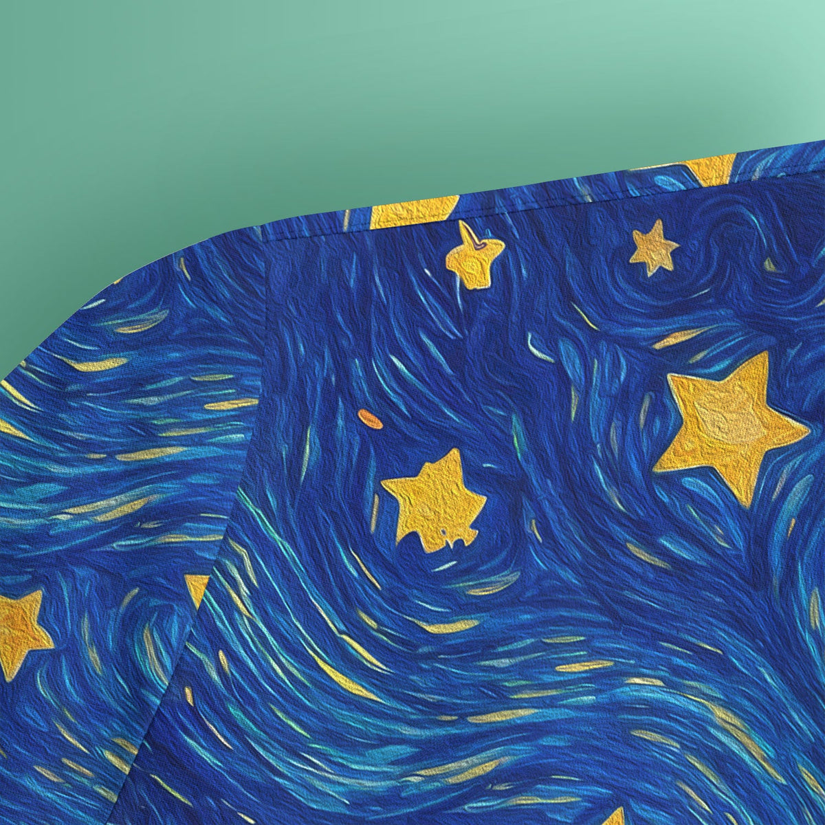 Black Cat Starry Night Nurse Scrub Top