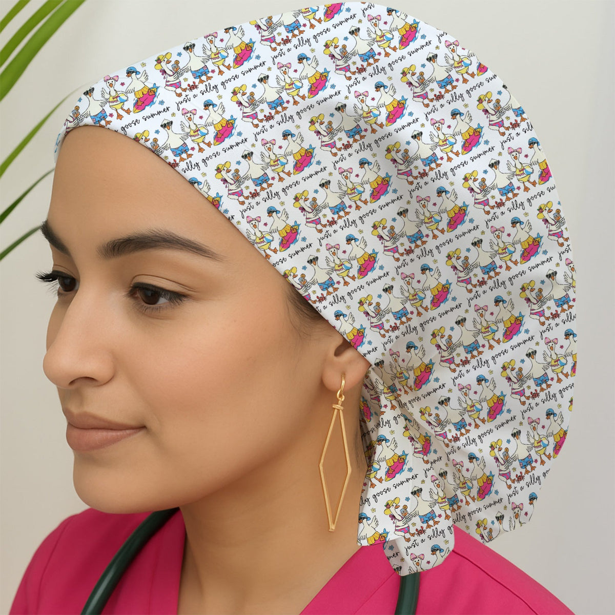 Goose Summer Beach Scrub Cap